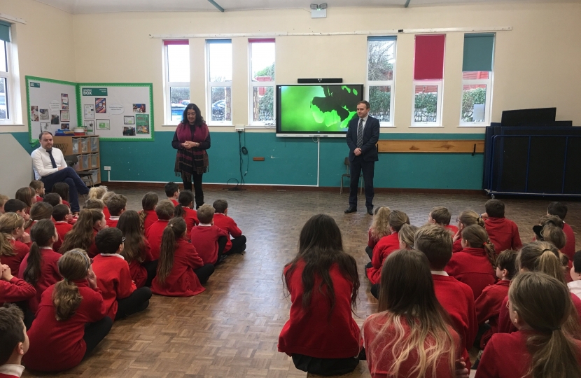 George Eustice welcomes cash boost for schools in Camborne, Redruth and Hayle