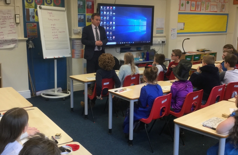 George welcomes historic funding boost for schools in Camborne, Redruth and Hayle