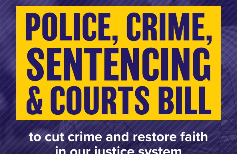 New legislation to cut crimes and build safer communities