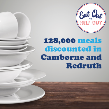 Eat Out to Help Out Scheme a success in Camborne, Redruth & Hayle