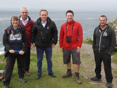 George meets with Cornwall Seal Group Research Trust about the increasing challenges facing Cornwall’s rare grey seals