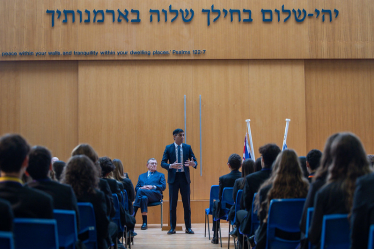 PM speaks at a Jewish School