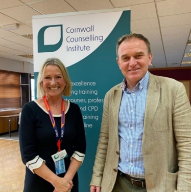 George welcomes the launch of the new Cornwall Counselling Institute